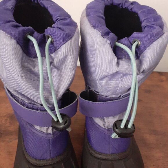 Columbia Kids Purple and Black Winter Boots - Picture 8 of 13
